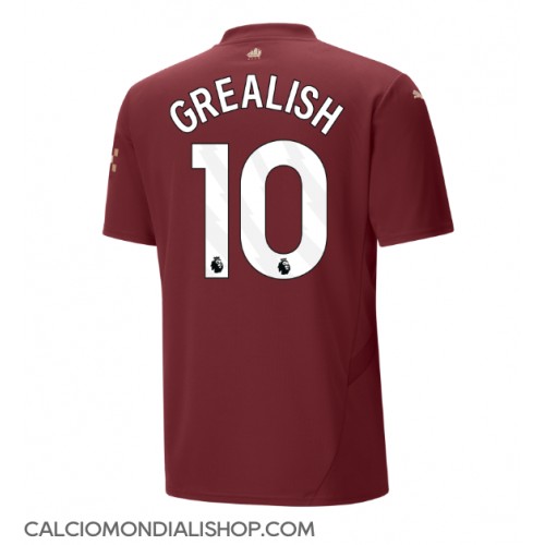 Maglie da calcio Manchester City Jack Grealish #10 Terza Maglia 2024-25 Manica Corta